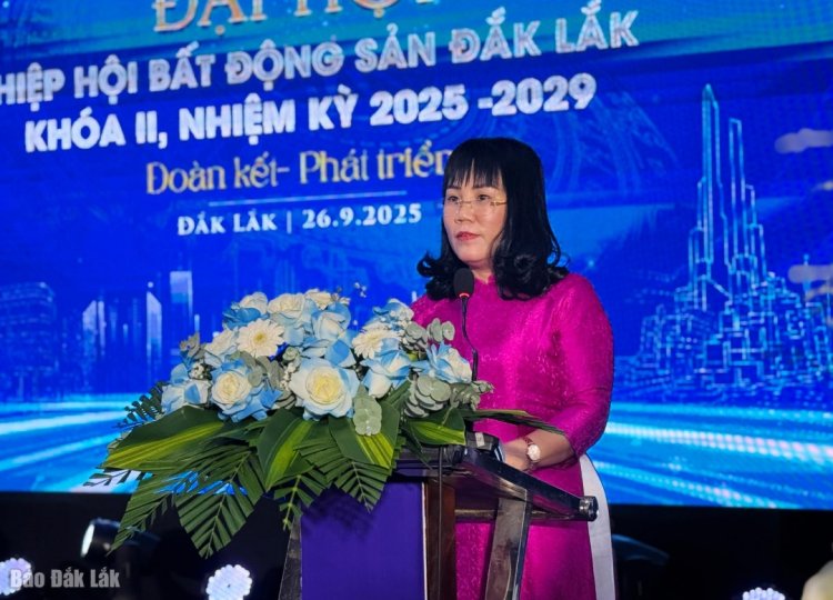 Ông Trần Tiến Lợi làm Chủ tịch Hiệp Hội bất động sản Đắk Lắk khóa II