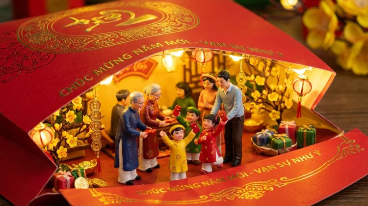 hình ảnh ngày tết qua AI